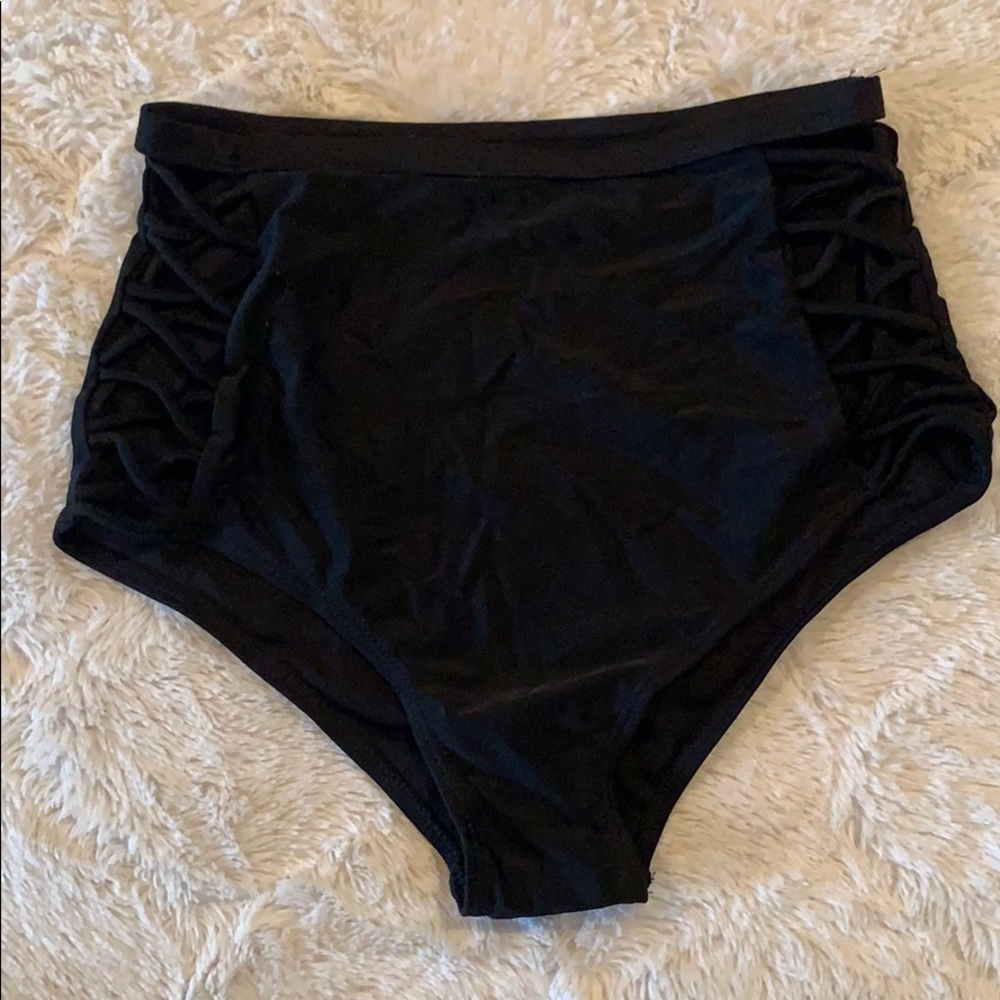 High waisted swimsuit bottoms